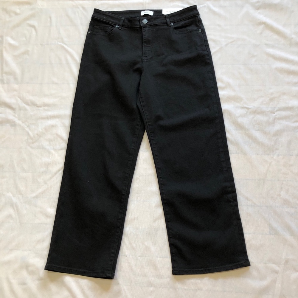 NWT Loft High Rise Wide Leg Crop